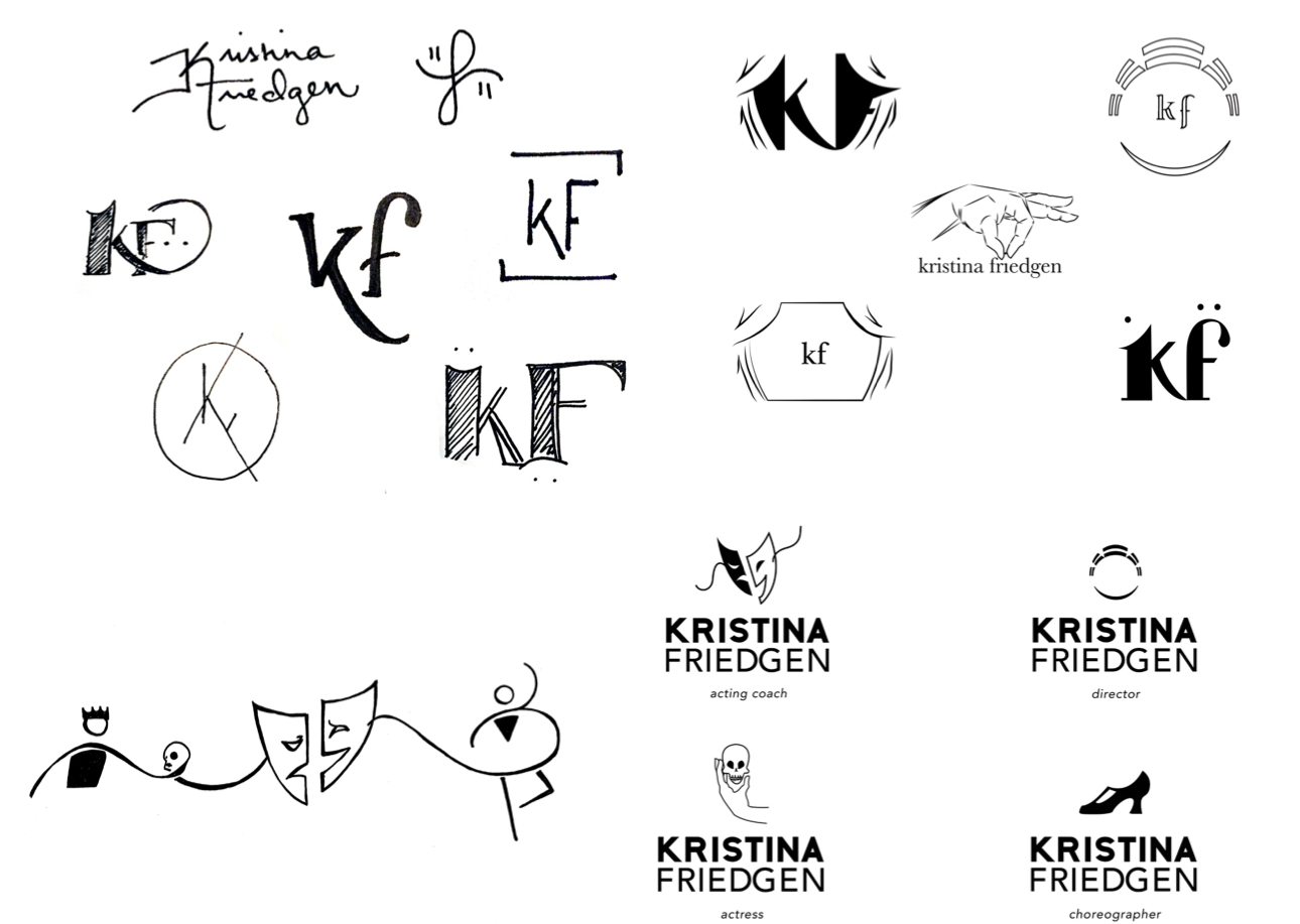 The Process of Designing Kristina Friedgen's Logo